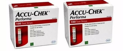 Accu-Chek Performa 200 Test Strips (2 Packs x 100 Each)Long Expiry Free Delivery
