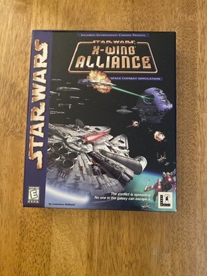 Star Wars X-Wing Alliance PC Game Big Box Lucas Arts CIB