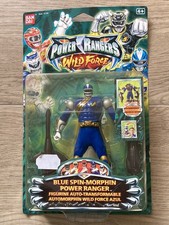 BANDAI POWER RANGERS WILD FORCE Figurine BLUE SPIN-MORPHIN Neuf MOC Blister