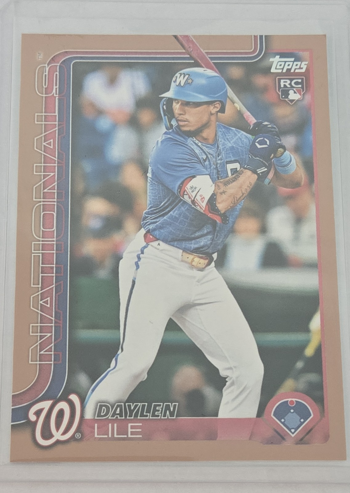 2025 Topps Update Series - Daylen Lile #US172 Gold 1810/2025 (RC)