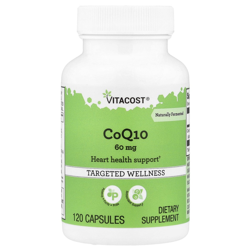 CoQ10, 60 mg, 120 Capsules