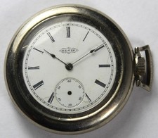 1893 Elgin Grade 118 6s 11j Pocket Watch w/ OF Case - Parts/Repair