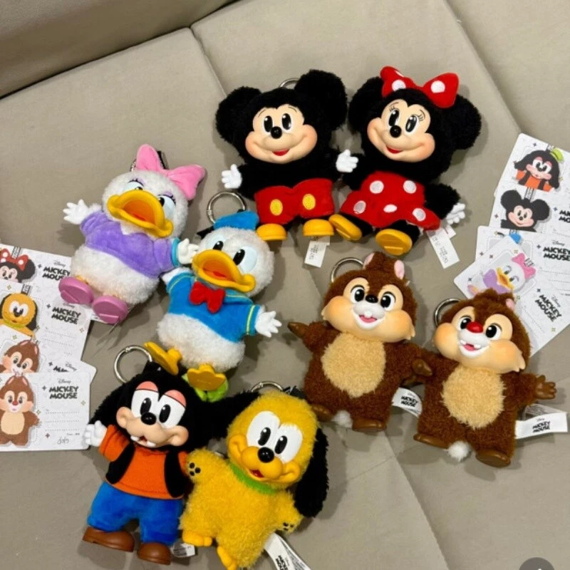 Disney Mickey Family ぬいぐるみセット MICKEY FAMILY CUTE TOGETHER KEYCHAIN SERIES AUTHENTIC CUTE HOT TOY