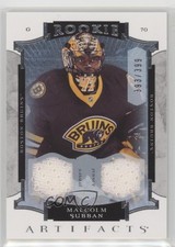 2015-16 Upper Deck Artifacts Rookies Materials 393/399 Malcolm Subban #180 0d14