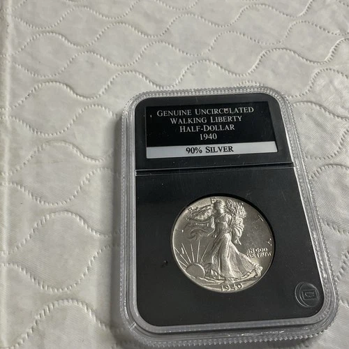 1940 Walking Liberty Half Dollar Uncirculated - 90% Silver