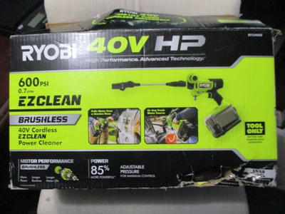 #ad #ad RYOBI 40V HP Brushless EZClean 600 PSI 0.7 GPM Power Cleaner TOOL ONLY $104.99