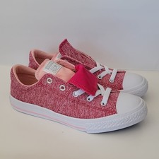 Converse CTAS Maddie OX Pink White Low Top Sneakers Unisex Kids Size 3