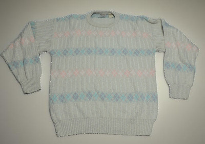 Vintage Giorgio di Firenze Sweater Mens Size Medium Cotton Acrylic Made in Italy