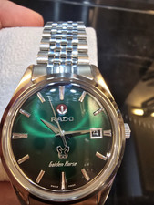 Rado Golden Horse Automatic Swiss Made Green Dial Date 37mm Steel Bracelet
