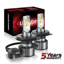 Super Bright H4 9003 LED Headlight Kit Bulb High Low Beam White 72000LM
