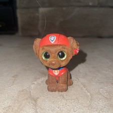 Ty Beanie Boos - Mini ZUMA the Paw Patrol Dog Hand Painted Vinyl Figure 2 inch 