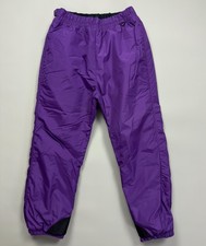 Columbia Womens Large x 29" Insulated Snow Pants Vintage 90s Purple Ski PERFECT