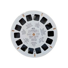 1953 Coronation of Queen Elizabeth II View-Master Single Reel 405 UNTESTED 