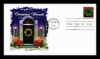 DR JIM STAMPS US COVER CHRISTMAS WREATHS FIRST DAY ISSUE PANDA CACHET
