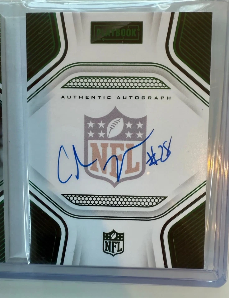 2022 Panini Playbook Jersey Auto Chris Johnson /25 #PJA-CJ BACK END 25/25 - Image 4 of 4
