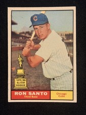 1961 Topps Ron Santo RC Hall of Famer #35 EX-EXMINT Well Centered/Grade Worthy!