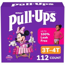 Pull-Ups Girls' Potty Training Pants, Size 3T-4T 3T-4T, Multi-color