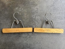Vintage Wooden Setwell Pant Hanger 2 Pack