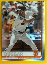 2019 Topps Chrome Refractor #150 Steven Duggar - San Francisco Giants - Rookie