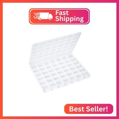 Secmity 42 Grids Plastic Bead Organizer Beads Storage Containers Bead Holder Org