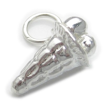 Ice Cream sterling silver charm .925 x 1 Ices charms.