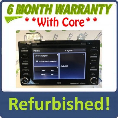18-20 Sienna OEM JBL Nav HD Gracenote Radio Receiver 86140-08210 86140-08090