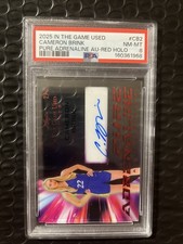 2025 Leaf In The Game Used Cameron Brink Pure Adrenaline Auto 2/4 #CB2 PSA8