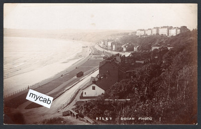 Postkarte Filey bei Scarborough Yorkshire Küstenansicht frühe RP von Doran