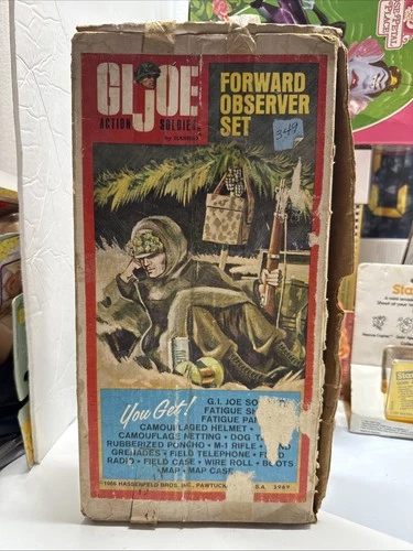 Vintage 1966 G.I. Joe Forward Observer Set Box Only RARE