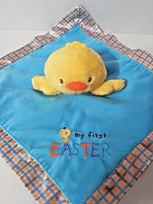 Magic Years Teal Orange Yellow Chick My 1st Easter Lovey Security Blanket Duck