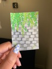 ACEO Original Acrylic Painting 2.5 X 3.5”. Overgrown Castle (2/3) — photo 1