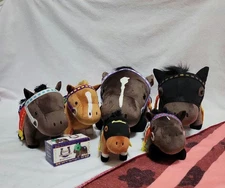 SK Japan Sarabureddo Collection Plush Set 6 Figures Special Week Big Plus Small