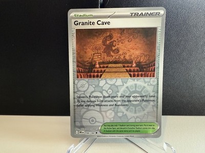 Granite Cave 166 2025 Pokemon Destined Rivals Reverse Holo U Card NM+