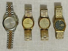 Vintage Seiko Men’s Watch Lot (4) Quartz & Seiko Kinetic – Parts Repair Day Date