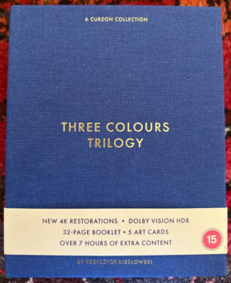 Three Colours Trilogy Blue White Red 4K Ultra HD + Blu-ray Box Colors UHD