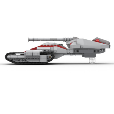 MOC-58636 HS-TT High Speed Tread Tank Model from Film 646 Pieces Toy Building