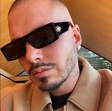 New Retro Fashion Men's Sunglasses UV400 Luxury Brand Black Square Frame Cool