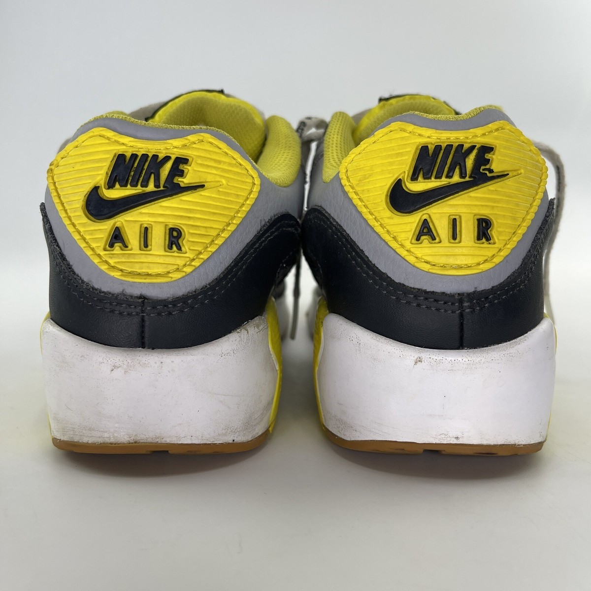 Nike Air Max 90 LTR GS - DQ0570-001 Wolf Grey/Yellow Happy