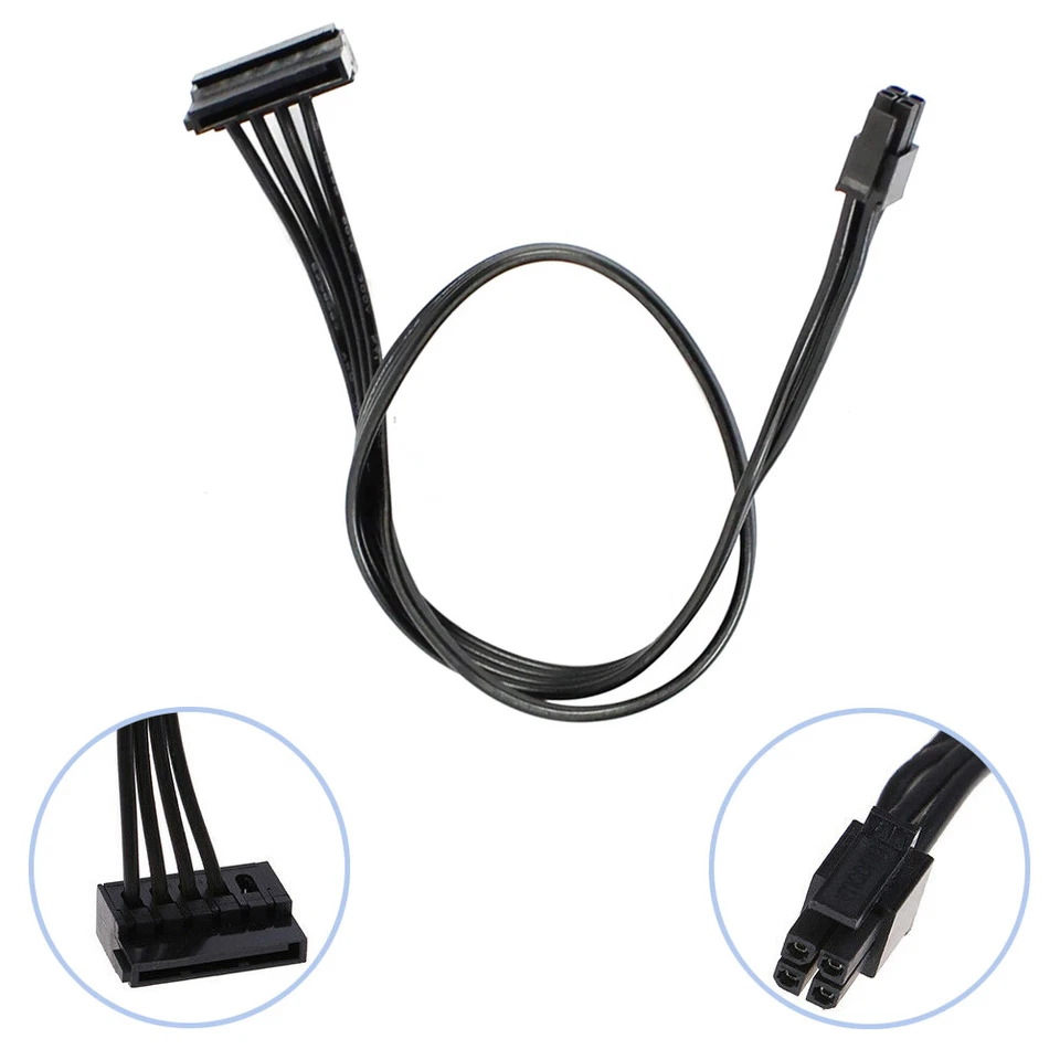 Q81 Mini 4-Pin To SATA Power Cable 35Cm For SSD & HDD, 15-Pin SATA For Lenovo - Image 3 of 4
