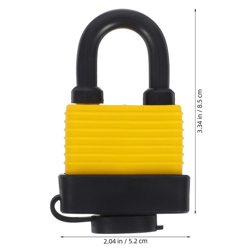 1 Set Outdoor Splashproof Padlock With Key Heavy Duty Padlock soldes For Storage Units