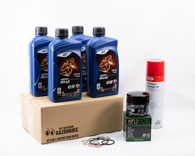 DUCATI 907 IE Standard Entleerungsset von 1990 bis 1993 ELF MOTO 4 ROAD 15w5