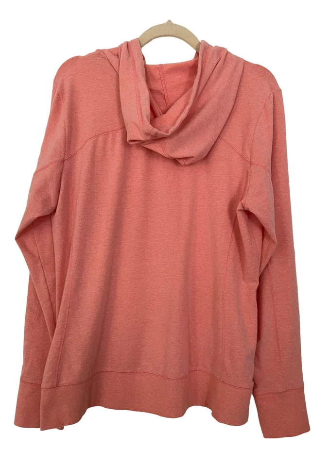 TEK GEAR сухой TEK персиковый хлопок/полиэстер полный молнии куртка женщин XL розничной $39 - Изображение 4 из 4