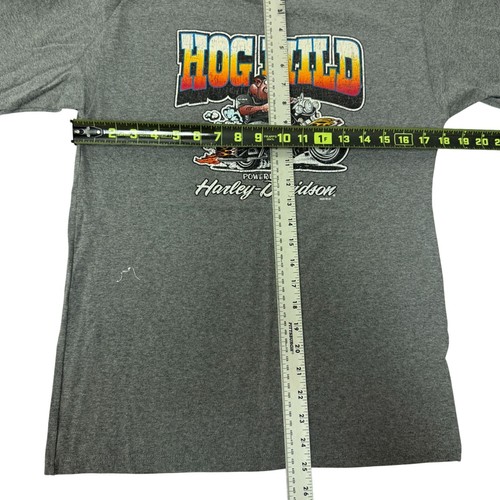 Harley Davidson Motorcycle HOG WILD Festus MO PIG BIKER T Shirt Youth XL Men S - Picture 9 of 9