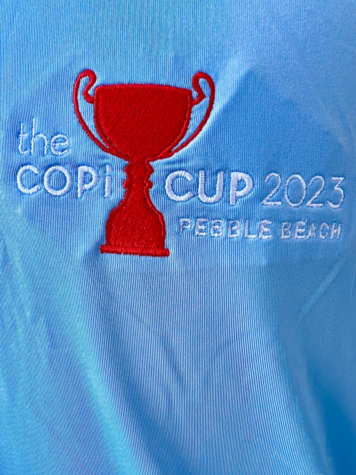 Ralph Lauren RLX Pebble Beach Light Blue Golf Polo Size Medium NWT thumbnail 7