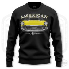 Men's 1957 Chevrolet Bel Air American Classic Car Sweatshirt