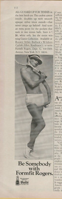 1977 Formfit Rogers Cool Cotton Brief Mini Shorts Topless Model Vintage Print Ad