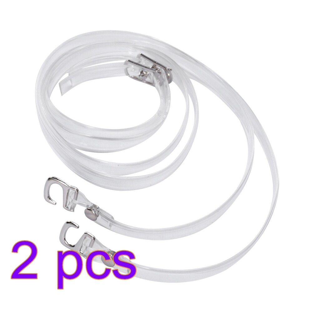 APL 2 Paia Lacci Trasparenti Cinghie per Accessori Scarpe Miss