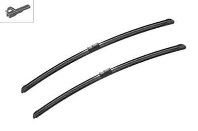 2x Flat/Aero Wiper Blades – Front Pair For Mercedes E280 (3.0, 3.0D, 3.2D)
