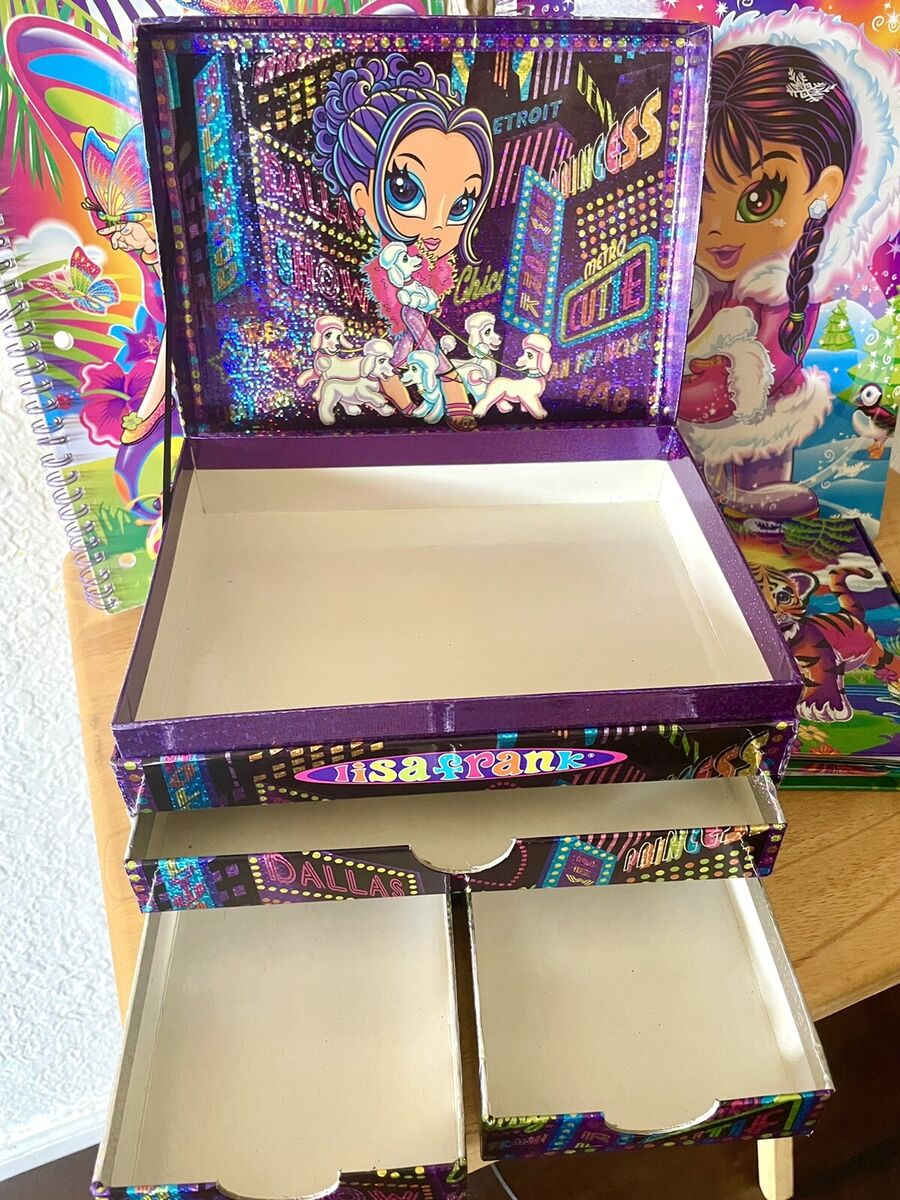 Vintage Lisa Frank Glam Girl Stationary Box, Forest Tiger Vintage Lisa Frank Glam Girl Stationary Box, Forest Tiger