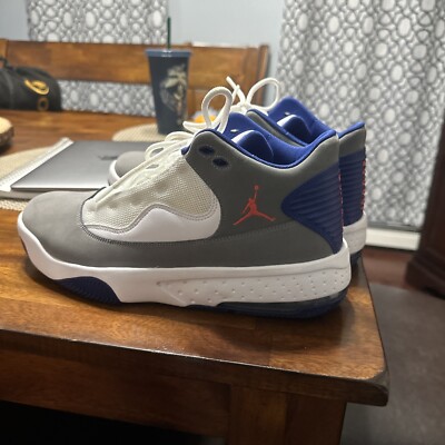 Size 10 Jordan Max Aura Gray Royal Blue 2020